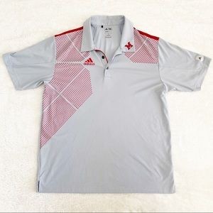 🌹Adidas Clima Cool Miami University Polo